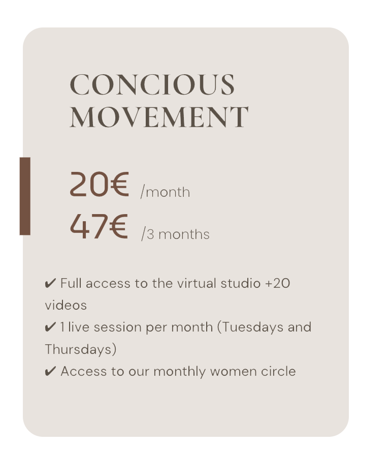 prices concious movement